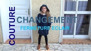 Couture  je change fermeture éclair sur un manteau [upl. by Stroup385]