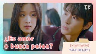 Highlights ¿Es amor o busca pelea  EntretenimientoKoreano  True Beauty [upl. by Larrej]