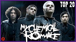 TOP 20 MY CHEMICAL ROMANCE SONGS [upl. by Atnuahs]