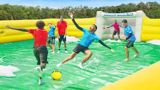 BETA SQUAD FOOTBALL SLIP N SLIDE CHALLENGE [upl. by Helbonia]