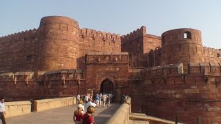 The Agra Red Fort a Palace of the Mughal Emperors Agra India [upl. by Anerul587]