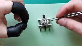 Watchmaking  How to Replace a setting lever bolt screw  Manual Wind Movements [upl. by Teleya267]