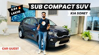 2023 Kia Sonet HTK Detailed Walkaround  Car Quest [upl. by Bari]