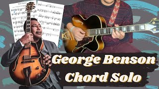 George Benson  Billie´s Bounce Chord Solo Transcription [upl. by Pasquale]