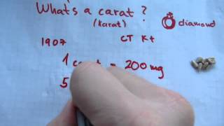 What is a carat karat Diamonds [upl. by Ramedlaw]