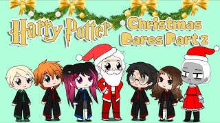 Harry Potter Dares  Christmas Dares  Part 2  Gacha Club  iCherry [upl. by Nissie541]