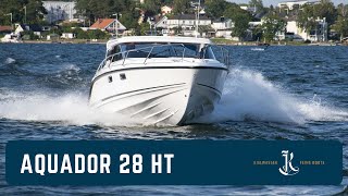 AQUADOR 28 HT  Das perfekte Boot für lange Reisen [upl. by Volnak]