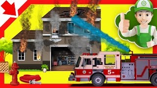 Exciting Fire Truck Adventures 🚒  Fun amp Educational Cartoon for Kids [upl. by Lirba678]