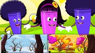 Времена года песня  Песня для младенцам  Seasons Nursery Rhyme  Music For Kids  Seasons Song [upl. by Thibault]