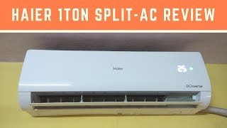 Haier 1 Ton 3 Star 2018 Inverter Split AC Copper HSU12NMW3 Review [upl. by Yelrehs]