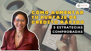 5 Estrategias para crear y subir tu puntaje de crédito RÁPIDO [upl. by Leik756]