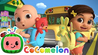 Nina’s First Day of School  CoComelon Nursery Rhymes amp Kids Songs AD [upl. by Sokcin]