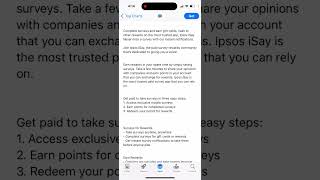 Ipsos Isay app tutorial [upl. by Haughay404]