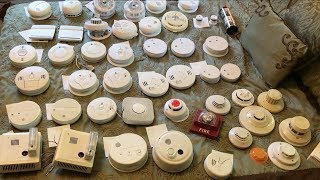 TestingShowing EVERY Smoke Alarm in my Collection [upl. by Aneelad]