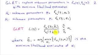 The Generalized Likelihood Ratio Test [upl. by Philomena751]