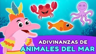 Adivinanzas ► Animales marinos para niños 🦈🐋🐬🐳 [upl. by Alletsyrc862]