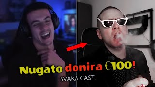 ON ZASLUZUJE MILION SUBOVA Nugato donira OutPlayeru za najbolji video na yt OutPlayer [upl. by Liag]