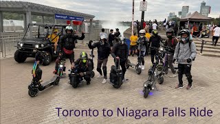 Weped FF  Toronto eScooters  Toronto 2 Niagara Ride Full with Hyperlapse [upl. by Foster]