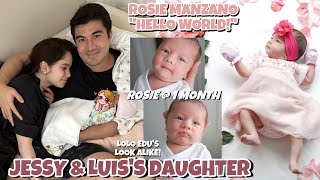 JESSY amp LUIS DAUGHTER PINAKITA NA LOOK ALIKE NI LOLO EDU 😍 ROSIE 1ST MONTH CELEBRATION NAPAKAGANDA [upl. by Nyl823]