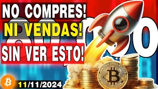 ❌BITCOIN❌ ¿ES BUEN MOMENTO PARA COMPRAR😥¿COMO SABER SI SUBIRA MÁS 🤔✅Análisis de BITCOIN Hoy✅ [upl. by Nidorf]