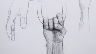 How to Draw Realistic Hands  Different Ways [upl. by Anyrak]