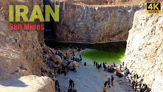 Walking tour of Garmsar tourist attractions the largest salt mine in the Middle East in Iran [upl. by Graehme]