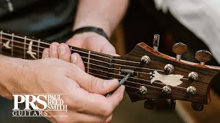 How To Make A Simple Truss Rod Adjustment  PRS Guitars [upl. by Stephens]