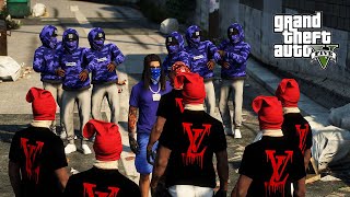 GTA 5  Bloods vs Crips RAP BATTLE [upl. by Esra]