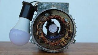 How to Make a Dynamo Generator Light Bulbs Using DC Motor [upl. by Yntirb]