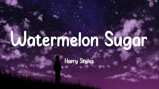 Harry Styles  Watermelon Sugar Lyrics [upl. by Aitnuahs510]