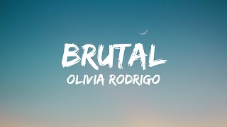 Olivia Rodrigo  Brutal Lyrics [upl. by Almeria834]