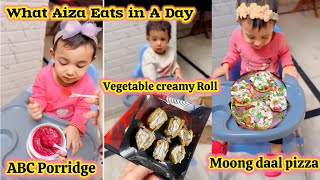 Aiza Full Day Meal Plan  what 7 to 12 months baby eats in a day [upl. by Attennaj]