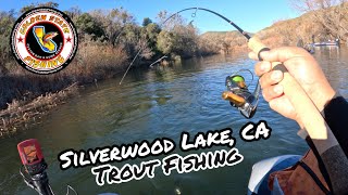 Silverwood lake CA Trout Fishing [upl. by Akapol132]