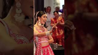 Bride Performs a Beautiful Dance at the Sangeet  Indian Wedding [upl. by Dream]