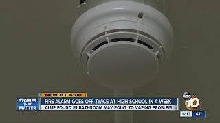 Fire alarm at high school goes off twice in a week [upl. by Ailemrac]