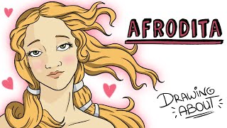 AFRODITA LA DIOSA DEL AMOR  Draw My Life [upl. by Prowel851]