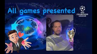 Champions league predictions every single match 10212024 [upl. by Evangelia12]