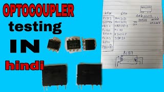 Optocoupler ic in Hindi  Opto Coupler How its Works and Testing [upl. by Asirrac]