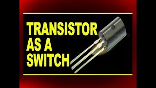 Transistor as a Switch  College Physics Online  Physics4students [upl. by Seravart]