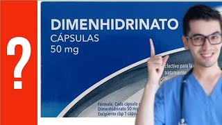 DIMENHIDRINATO para que sirve el Dimenhidrinato y Como se toma  Todo Y MAS 💊 Antihistamínico [upl. by Natsyrk]