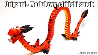 Origami  Modułowy chiński smok [upl. by Titus939]