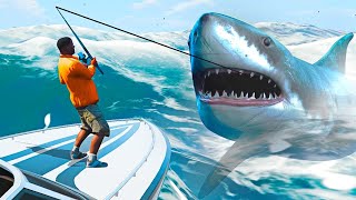 DEEP SEA FISHING IN GTA 5 GTA 5 Mods [upl. by Fagan]