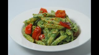 Penne Pasta with Pesto sauce  Cooksmart  Sanjeev Kapoor Khazana [upl. by Anette]