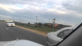 A 6am view of the New Francistown Stadium going up north along Maun road [upl. by Tohcnarf]