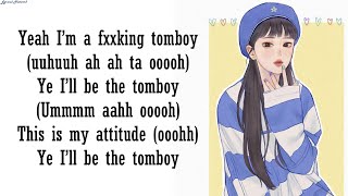 GIDLE  TOMBOY ENGLISH VERSION Lyrics [upl. by Anoirtac417]