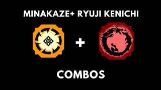 Shindo life RYUJI KENICHI AND MINAKAZE COMBO [upl. by Ydniahs835]