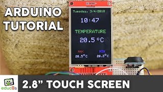 Arduino TFT LCD Touch Screen Tutorial 28quot ILI9341 Driver also for ESP32 [upl. by Howie911]