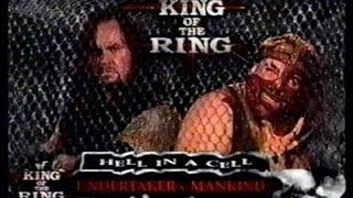 WWF King of the Ring 1998 The Undertaker vs Mankind Hell In A Cell Match [upl. by Ymmas]