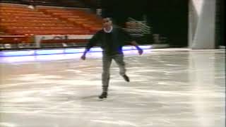 Figure Skating TV Reporter Jumps On Ice  Tim Estiloz [upl. by Craggie]