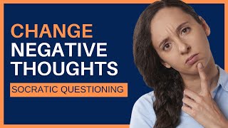 Socratic Questioning Examples in Cognitive Behavioural Therapy CBT [upl. by Ignatz927]